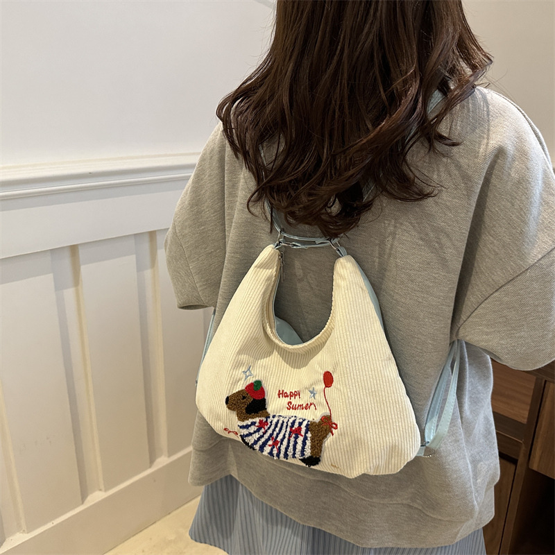 Pazy tote bolso de gran capacidad para mujeres 2024 nuevo otoño y invierno retro mochila de hombro de tres usos mochila de hombro