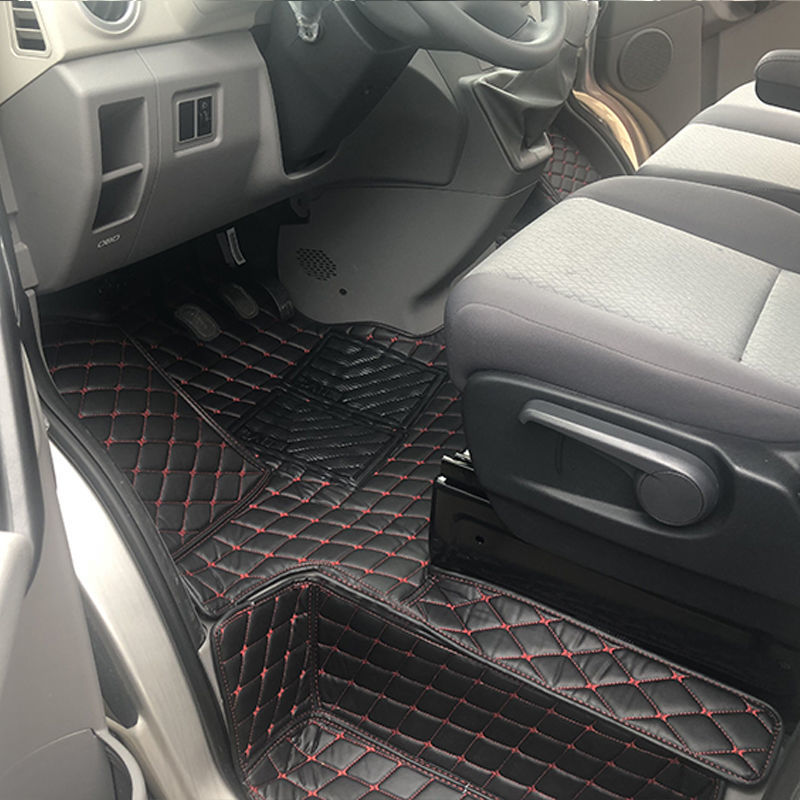 Datong V80 Iveco Deyi Ou Sheng Baodi Front Row 3-seat Double-layer Floor Mats Special Large Surround Car Floor Rubber Mats