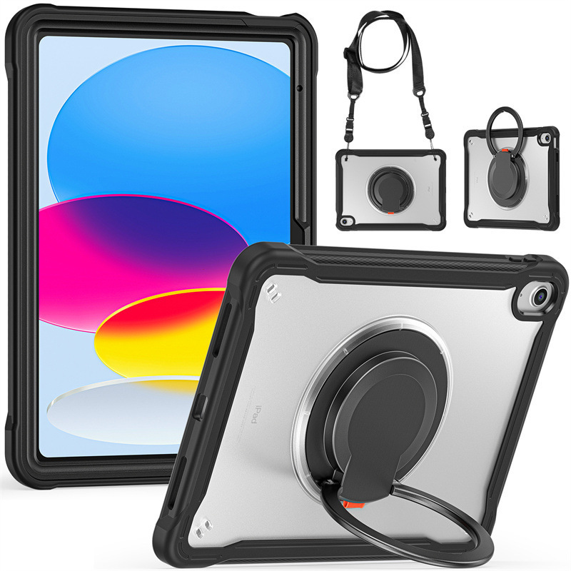Suitable for iPad Air5 bracelet rotating bracket tablet case iPad 10/11/10.9 strap drop-resistant protective case Suitable for iPad Air5 bracelet rotating bracket tablet case iPad 10/11/10.9 strap drop-resistant protective case