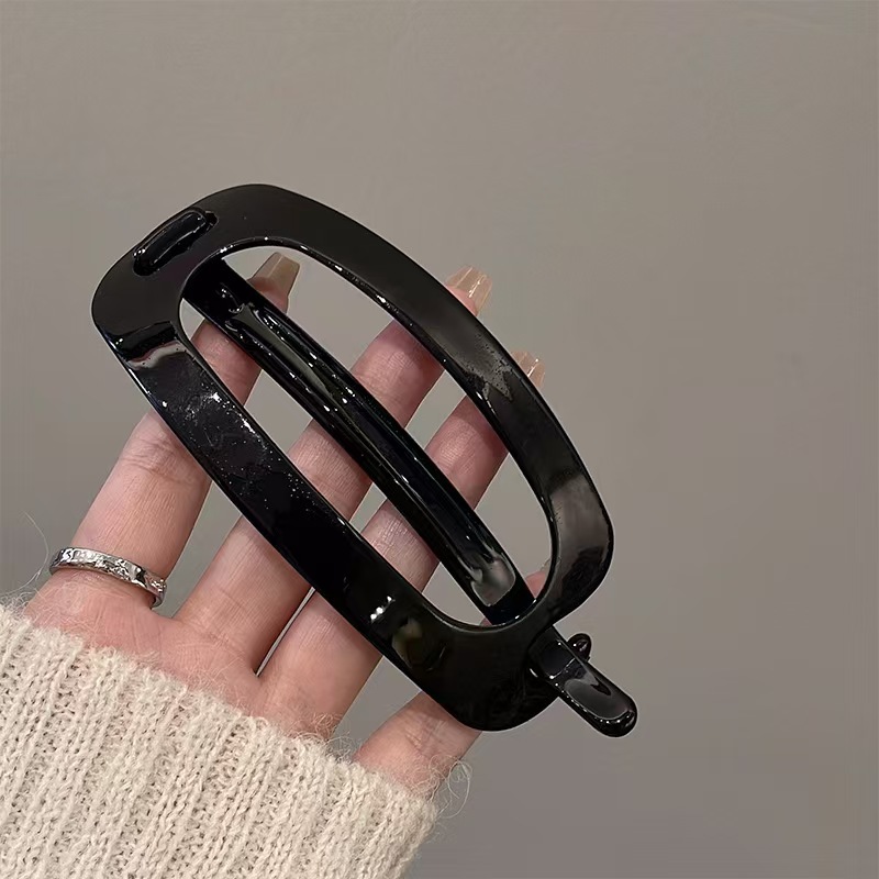 Nuevo clip de una sola palabra, clip de agarre para el cabello de múltiples platos, pinza para el cabello retorcida en la parte posterior de la cabeza de las mujeres, tocado, horquilla al por mayor