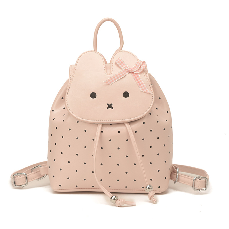 Mochila para niños, pequeña mochila de dibujos animados, lindo conejo, mochila de viaje para niños y niñas.