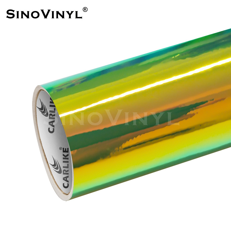 Carlake colorido Arco Iris galvanoplastia coche camaleón color cambiante película Cuerpo brillante pegatina modificación película ventas directas