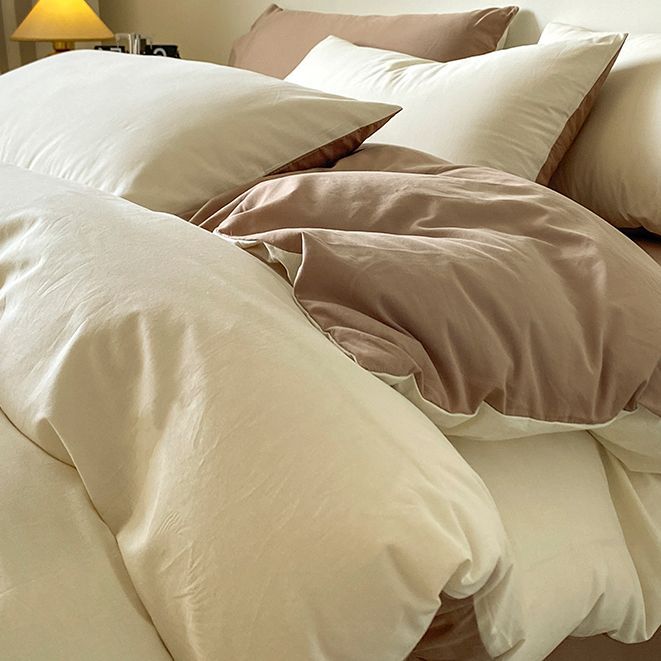 Funda de edredón de algodón de algodón de una sola pieza 180x220 Funda de edredón individual 150x200x230cm Funda de edredón simple de lujo ligero de alta gama