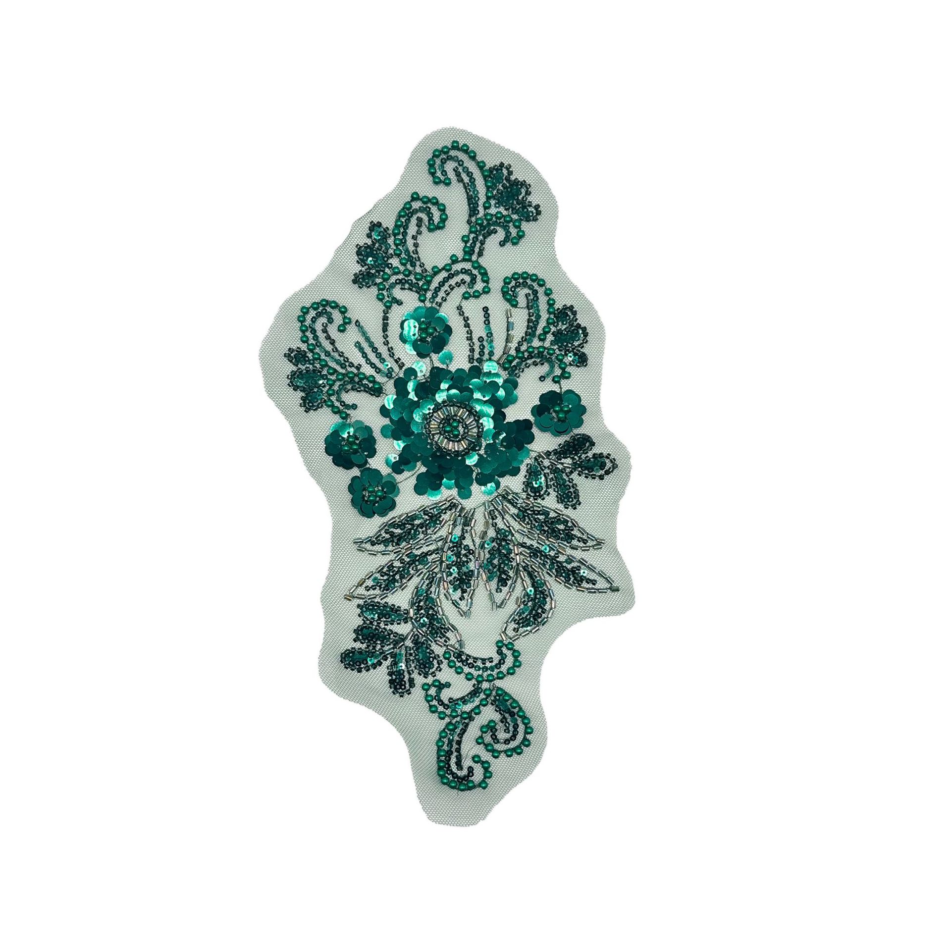 Twill clavos cuentas sequinado gaza de malla de encaje decoración vestido vestido vestido turbante bolsas accesorios de ropa