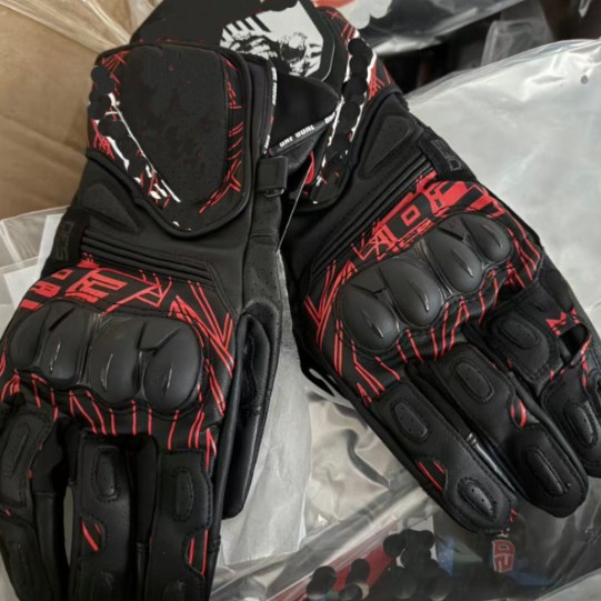 Cuatro estaciones guantes de pantalla táctil de cuero guantes de motocicletas guantes de ciclismo jinetes de carretera guantes antideslizantes resistentes al desgaste