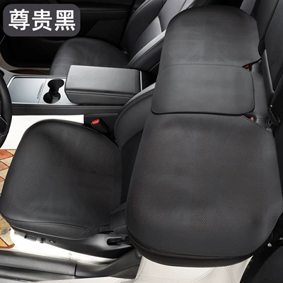 Universal seat cover — That Does Not Affect Ventilation and - union-jack-all-inclusive-model-premium-black-three-piece-set-universal-model