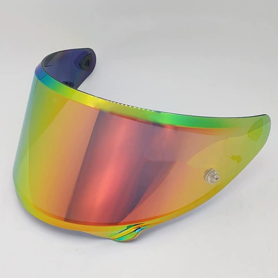 Carbon Helmet Lens Sun | Dəbilqə (Kaska) aksesuarları - golden-red