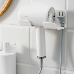 Wall-mounted hairdryer holder without drilling hairdryer storage rack bathroom dryer stand shower hairdryer hanger
