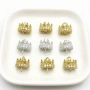 制作镶锆石气质12mm吊坠