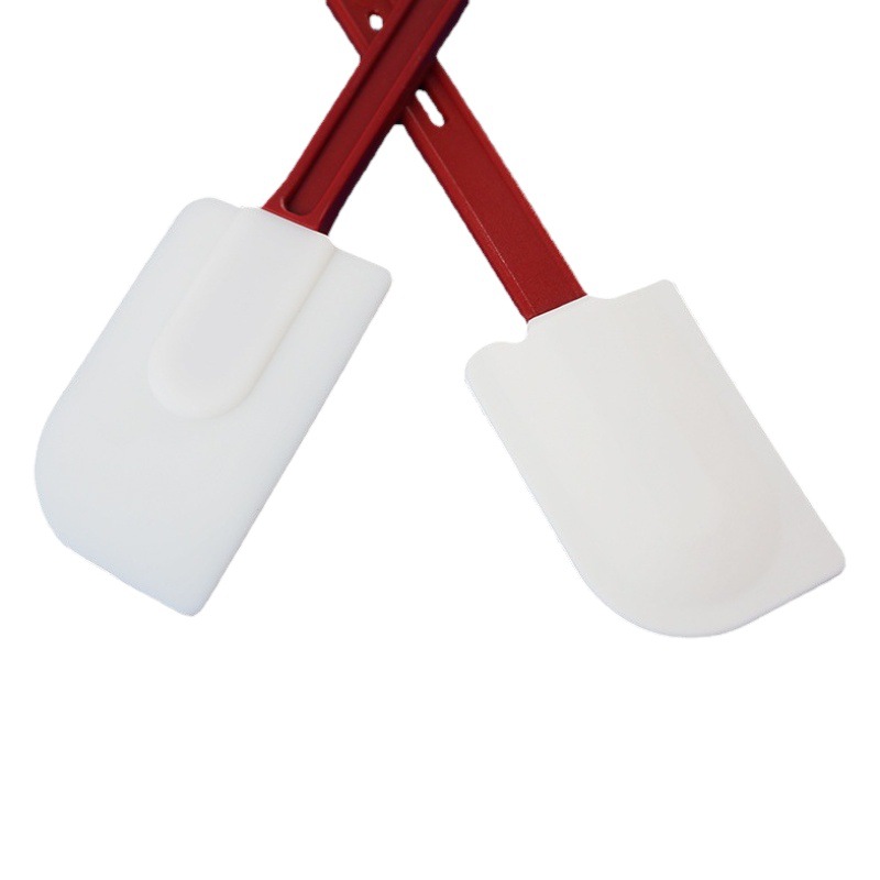 Producción al por mayor crema raspador tipo hornada espátula gancho tipo cuchara tipo EVA pastel raspador de silicona