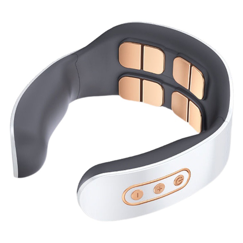 Masajeador cervical masajeador de cuello inteligente hombro y cuello instrumento de masaje EMS micro corriente pulso calefacción protector de cuello