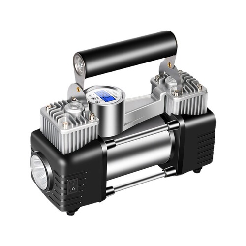 Car tire inflator 12V high pressure dual cylinder digital high power portable car electric tire inflator