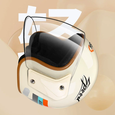 anti-fog half helmet winter warm – Motosiklet kaskı (dəbilqə)