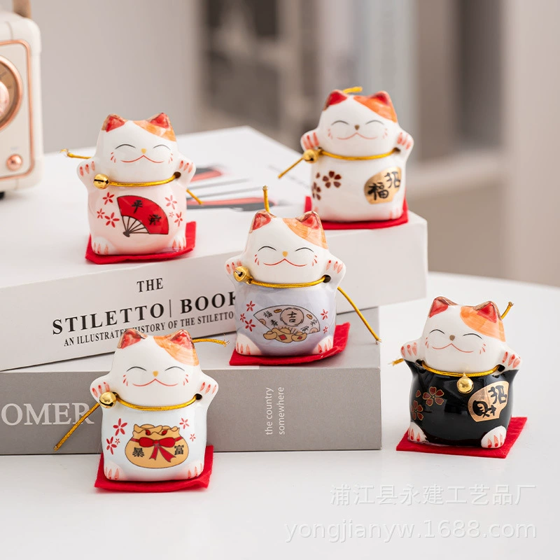 Новая модель исцеления милая кошка, украшение автомобиля, украшение дома, украшение удачи, милый кот