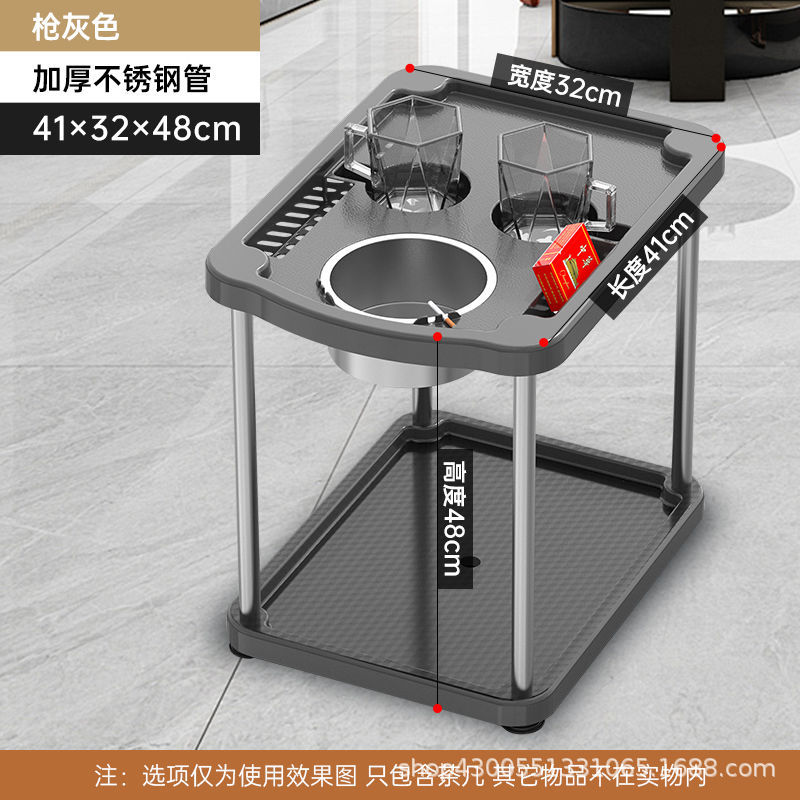 Mesa de mahjong, mesa de centro, estante de té, sala de ajedrez y cartas, mesa de café pequeña junto a la máquina de mahjong, cenicero, estante para vasos de agua, mesa de té de la casa de mahjong