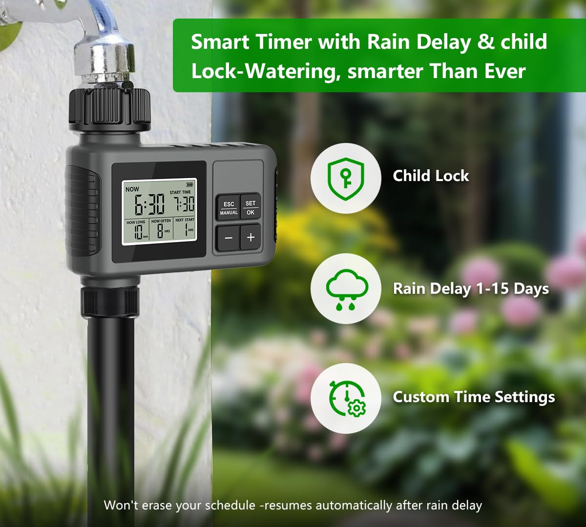 Centralina irrigazione automatica per giardino e cortile_voghion.com