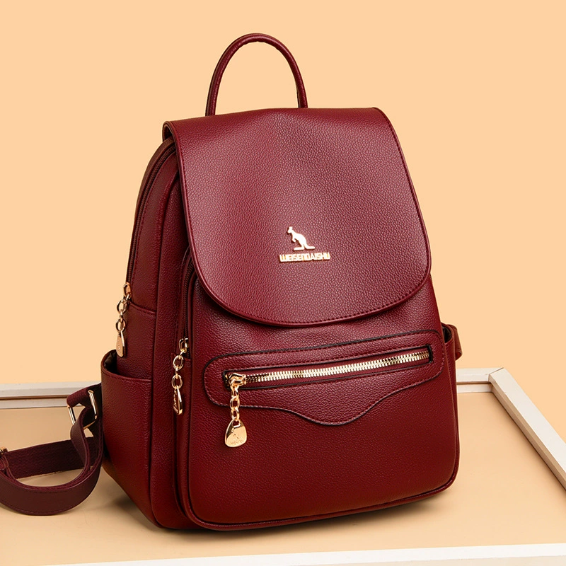 Backpack, capacious trend one-shoulder bag, 2023, Korean style, for students, wholesale