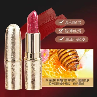 定制网红珠光闪口红火龙果色不沾杯不掉色滋润防水妈妈妇女唇膏