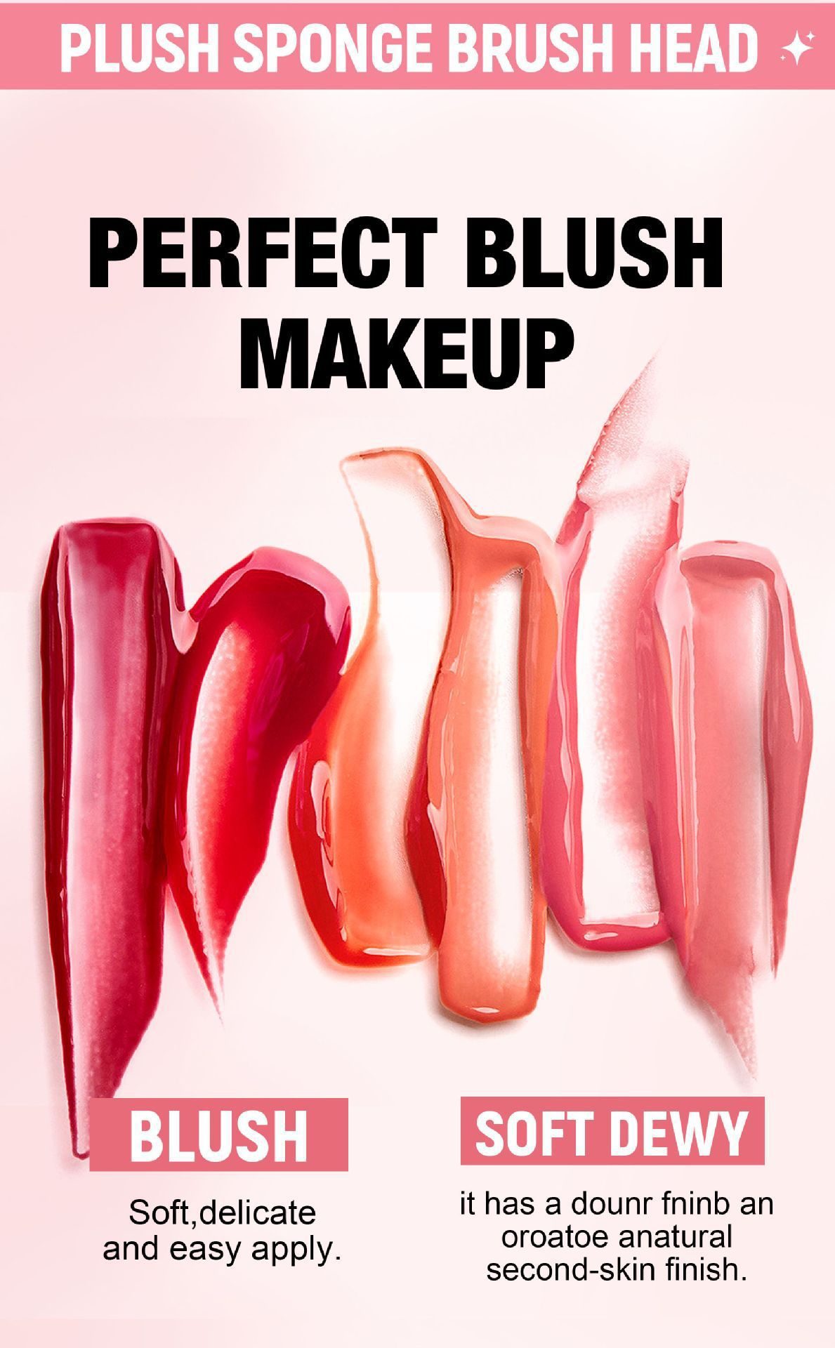Mattes Flüssig-Rouge – Natürliches, transparentes Finish, leicht zu verblenden und langanhaltende Wangenfarbe_voghion.com