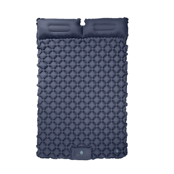Two-person feet stomping navy blue