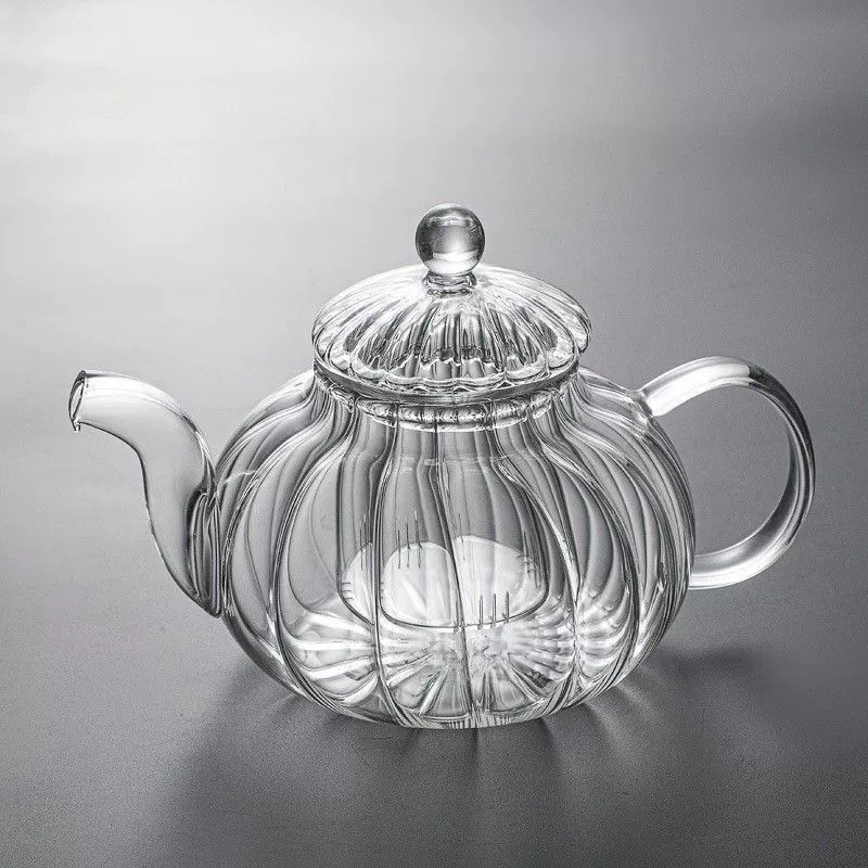 Tea set, teapot, glass tea cup, filter