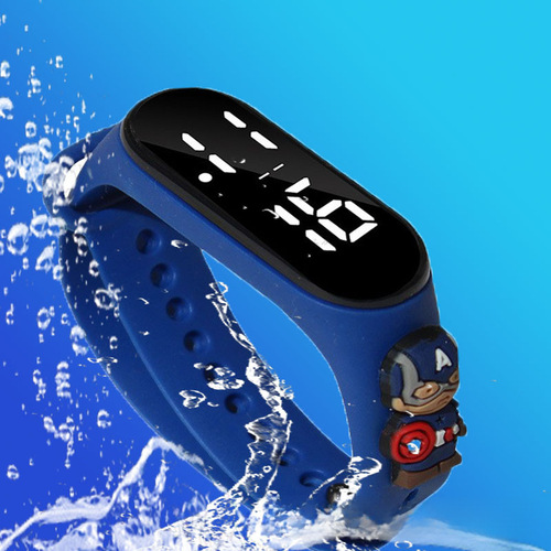 Cartoon Character Children's Watch Creative Personalized Student Sports Touch Control Electronic LED Waterproof Bracelet for Boys