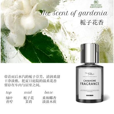 Air Freshener, Car Perfume, High-End: Car Perfume Aromatherapy - meizu-gardenia-fragrance