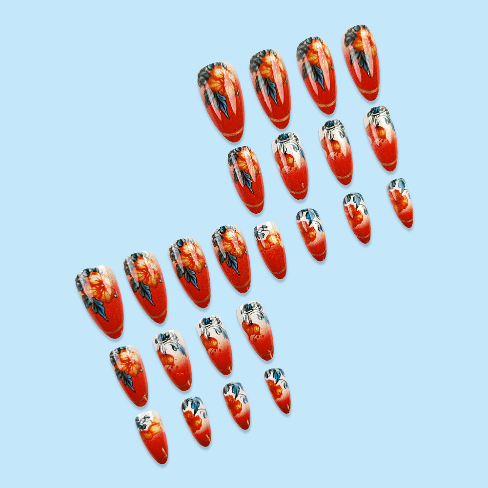 Europa y los Estados Unidos venden en caliente Rui Ruyi nail patch blanqueamiento de uñas parche de alto nivel clásico de color gradiente encanto para usar uñas image 5