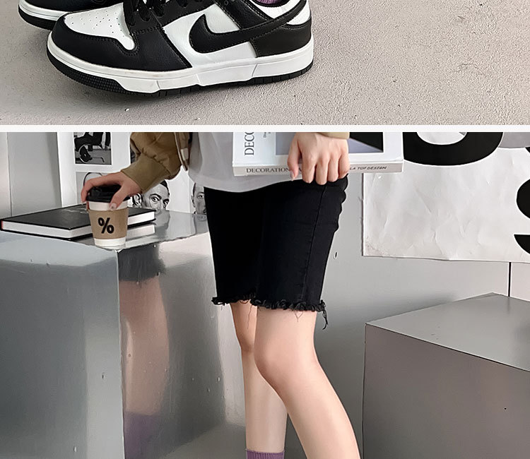 57g Weight Socks Classification Socks Lingerie Type Cotton Fabric Type A Pair Quantity Daily, Shopping Occasion Color Block Pattern All Seasons Season Women's Gender Sweet Style Women's Lady Sweet Color Block Cotton Crew Socks A Pair 11