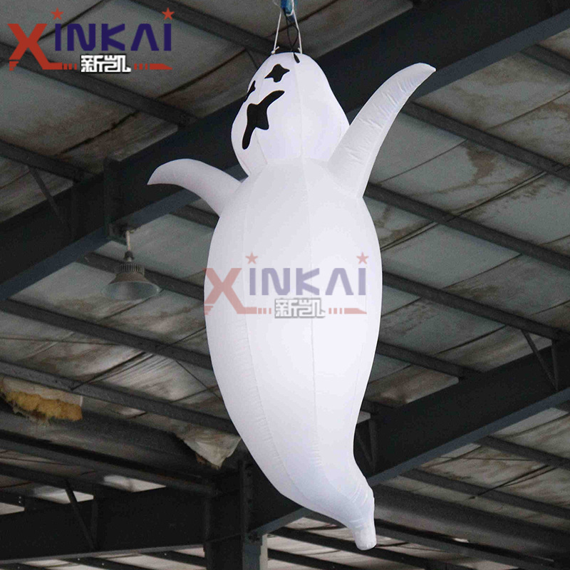 外网爆款万圣节庭院酒吧鬼屋 商场装饰可挂特大加厚充气幽灵