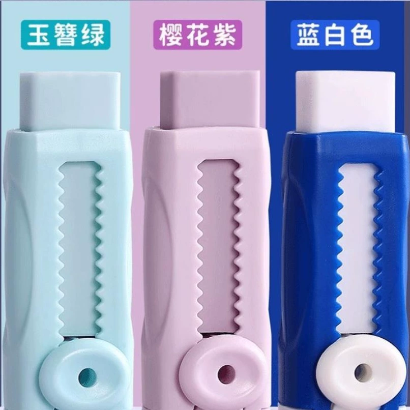 Протяжная выдвижная резиновая мороженка, ограниченный цвет, ученики начальной школы, без следов, нетоксически, ультра-чистый карандаш-нож