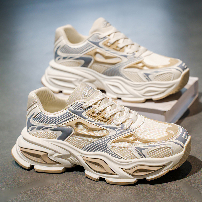 Men's Fall New Breathable Shoes Men's Sports Shoes Trendy Versatile Chunky Sole Elevated Casual Running Dad Shoes Men's Fall New Breathable Shoes Men's Sports Shoes Trendy Versatile Chunky Sole Elevated Casual Running Dad Shoes