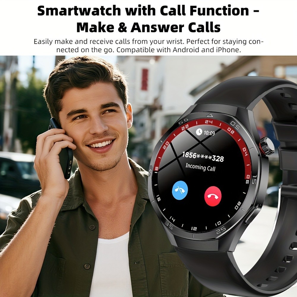 Montre connectée gt5 pro avec cardiofréquencemètre et bluetooth_voghion.com