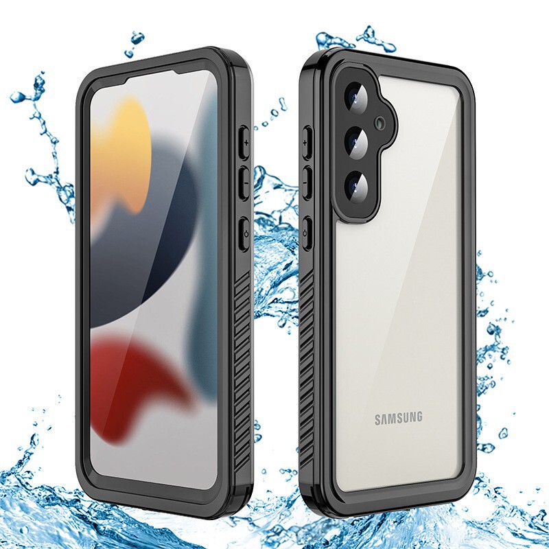 Suitable for Samsung S24Fe Waterproof Mobile Phone Case S25Ultra Anti-Fall and Dustproof S21 Sealed S23Fe Full Cover Case A55