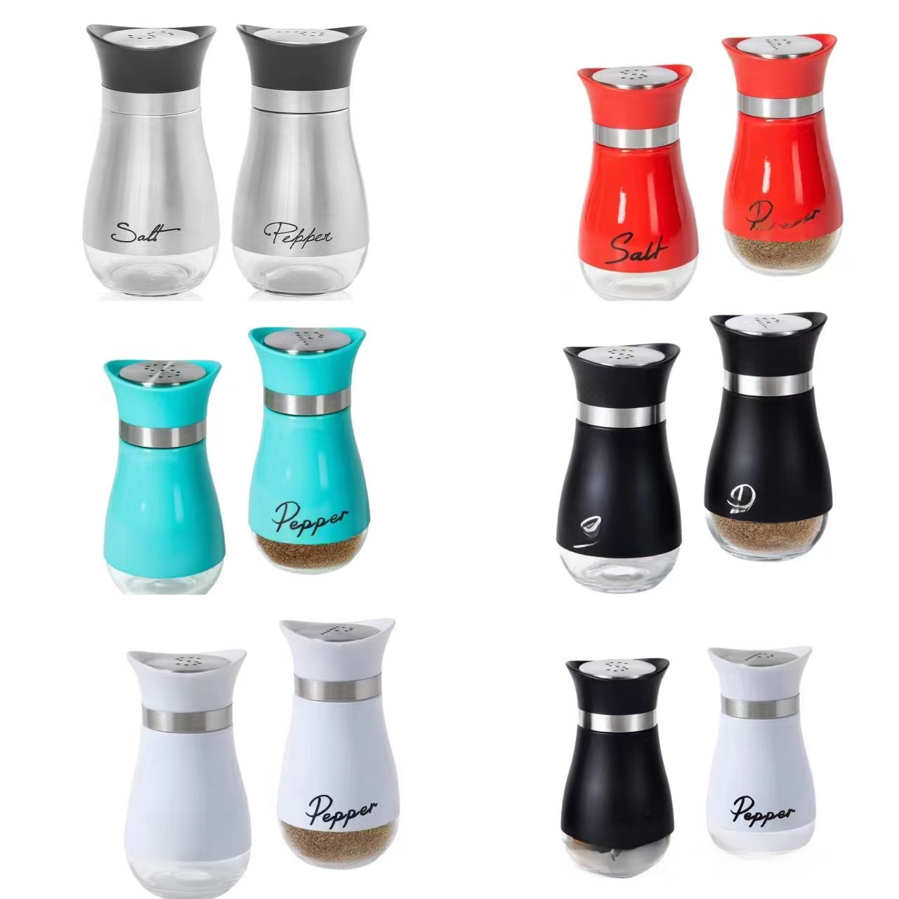 Stainless steel seasoning bottle Kitchen cumin seasoning bottle…