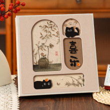 猫咪覆膜式diy相册本自粘式家庭情侣宝宝回忆录创意礼物纪念册