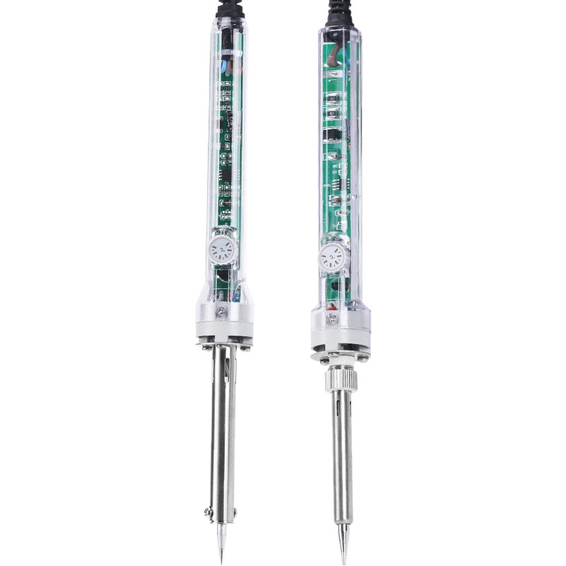 Mingmen Huanghua 907 temperatura constante ajustable soldador eléctrico 60W calefacción interna herramienta de soldadura de reparación de hierro eléctrico