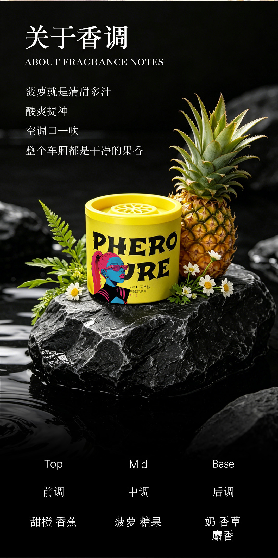 New Car Fragrance, Car Space Perfume, Solid Fragrance Balm, In-Car Odor Removal, Long-Lasting Fragrance, Fragrance Paste