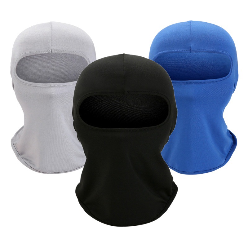 Verano deportes al aire libre Riding Hood hielo de seda máscara de protección solar bicicleta motocicleta a prueba de viento a prueba de polvo máscara pullover cap