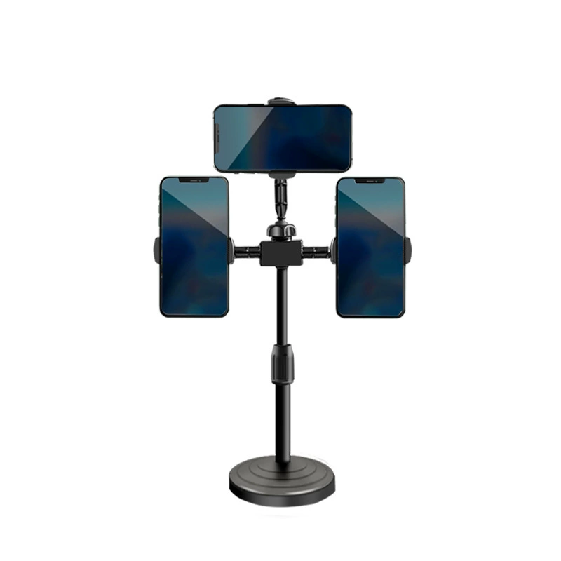 Wholesale mobile phone special bracket three-position mobile phone rack shooting live broadcast rack telescopic desktop multi-position live broadcast bracket