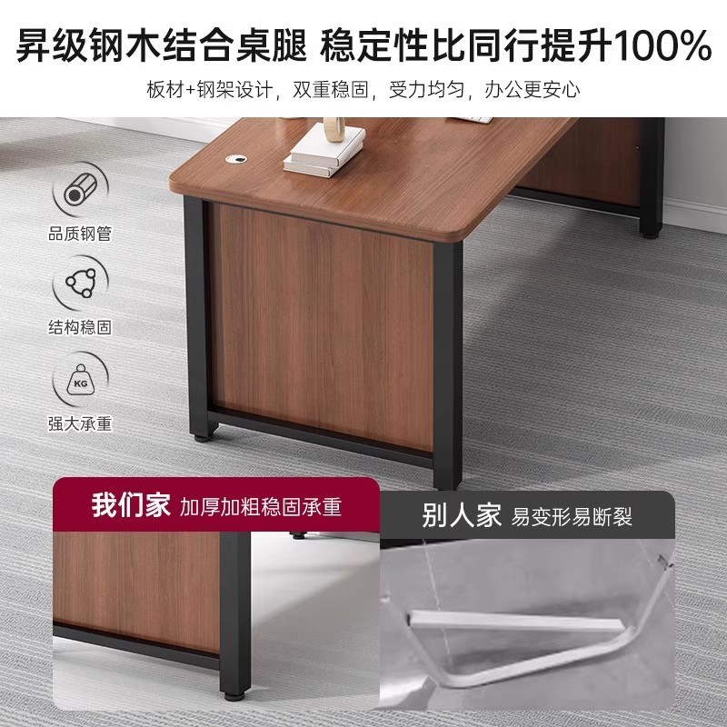 Mesa de escritorio simple y moderna mesa de jefe de esquina escritorio de computadora dormitorio estudio escritorio de oficina oficina