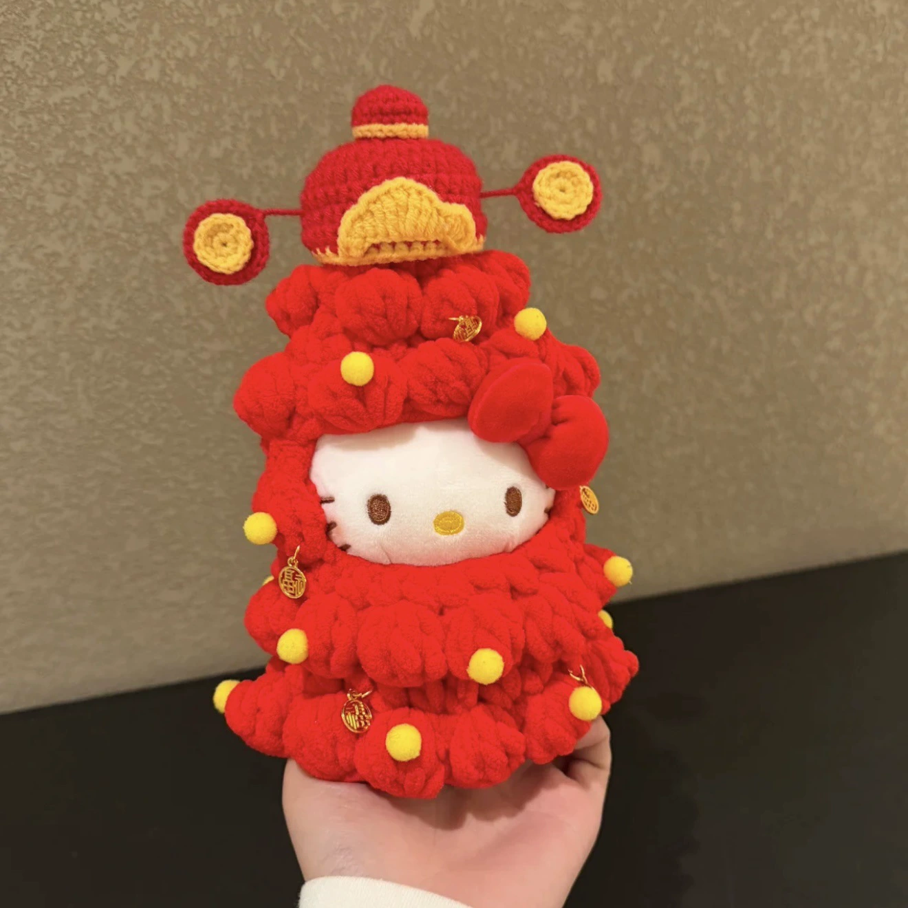Hello Kitty, sanrio, оригинальная плюшевая подвеска, кукла, брелок, украшение сумки