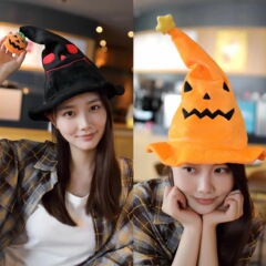 ハロウィーン電動カボチャの精霊帽子道具化粧服卸売りぬいぐるみ会動会発光帽