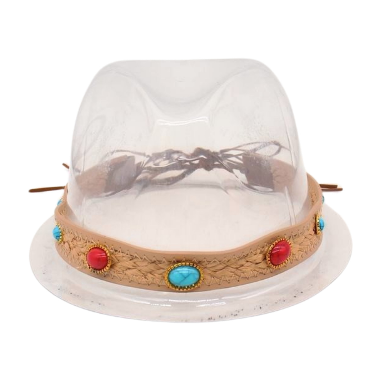 7g Weight Hat Accessories Hats Type Holiday, Daily Occasion turquoise, cord Material Geometric Pattern All Seasons Season Unisex Gender Basic, Simple Style Style Eaveless Rim Basic Simple Style Geometric Turquoise Cord Unisex Hat Accessories 18
