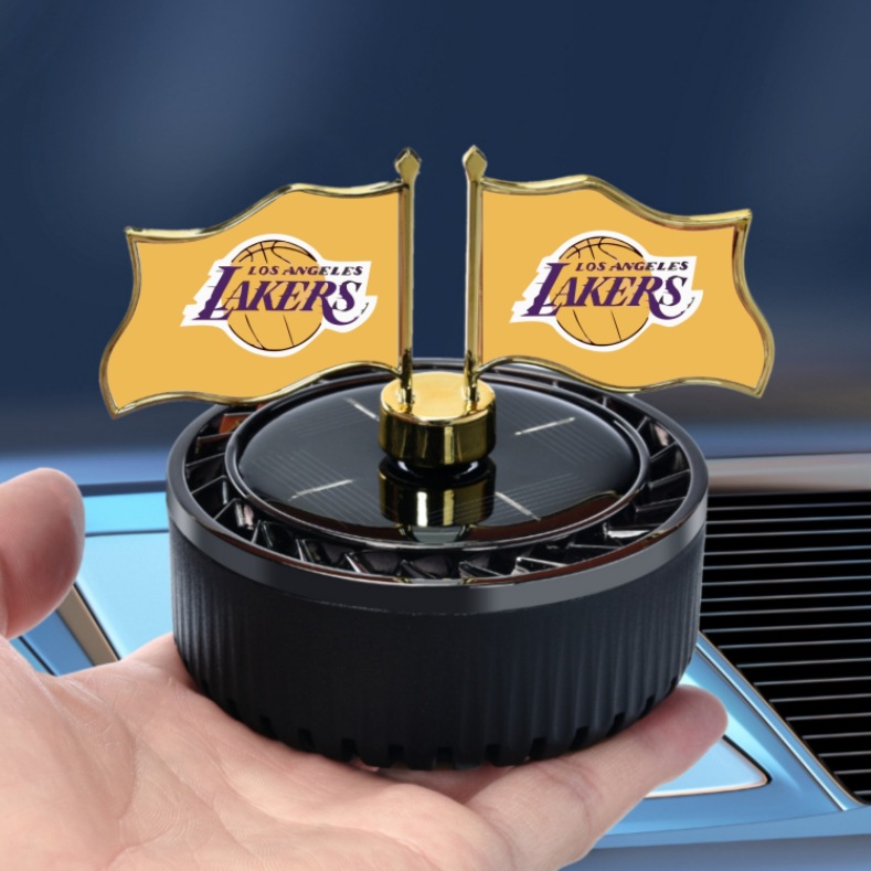 Creative Banner Solar Energy Car Aromatherapy Perfume Encountering Light Rotation Lasting Fragrance Car Supplies Decoration Factory