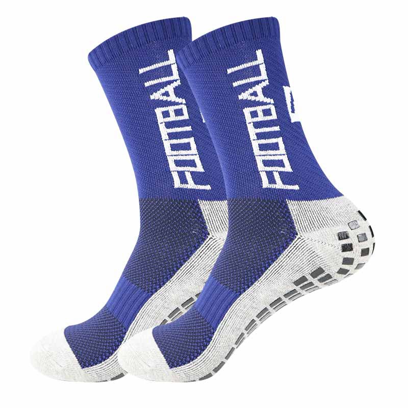 Breathable Cotton Football Socks With Anti-Slip Silicone Grip – Unisex Sports Socks For Soccer, Running, Hiking & Cycling_voghion.com