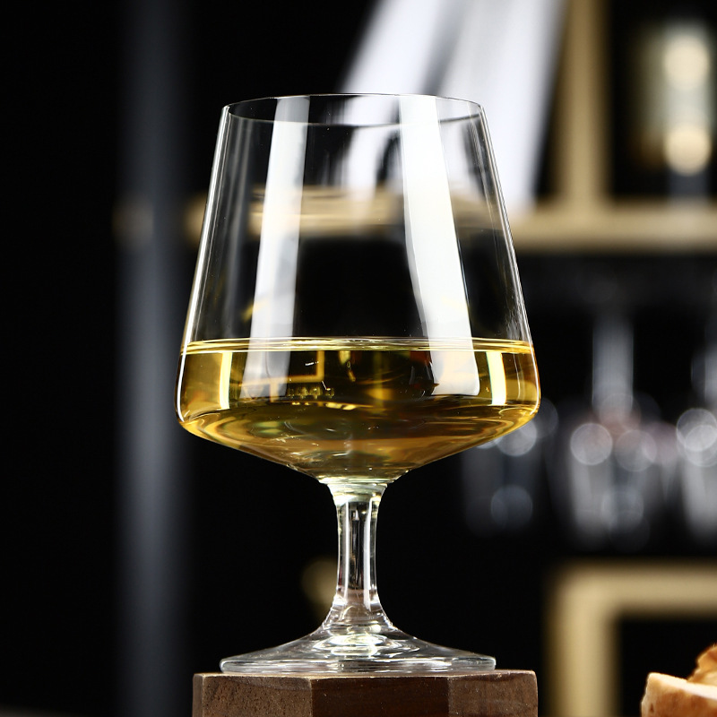 Conjunto de copas de vinos europeos, copas de vinos creativas de brandy de pies altos, 6 paquetes de 2 paquetes de copas de vinos