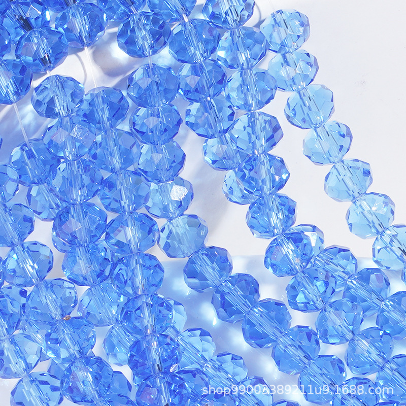 2-12mm Crystal Flat Beads Wheel Beads Handmade DIY Jewelry Materials Bead Accessories Cross-Border Hot-Selling Loose Beads String Beads Amazon