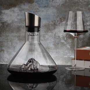 Bubble-Free Iceberg Decanter Waterfall Fast Red Wine High-Value Jinshan Wine Crystal Glass Decanter