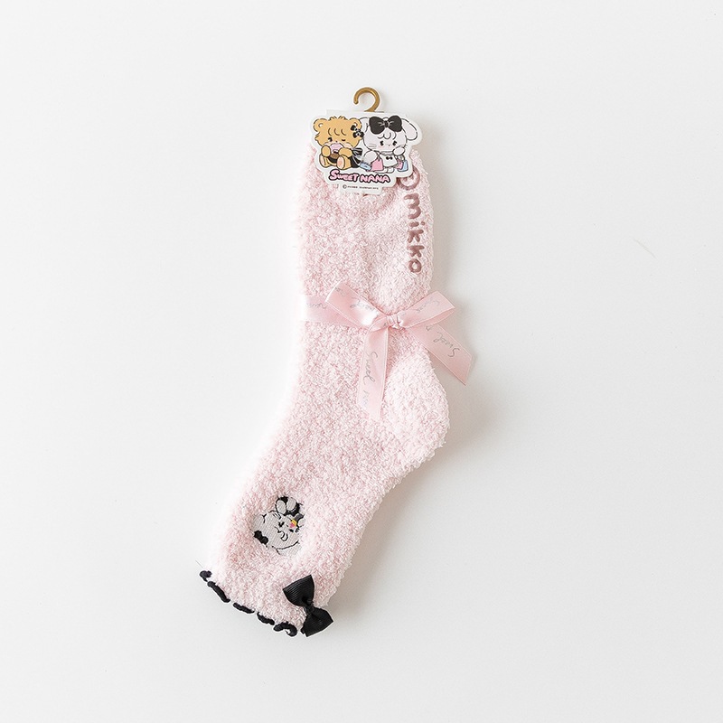 Calcetines de Piso de Coralina para Mujer Antideslizantes y Térmicos para Casa e Invierno image 7